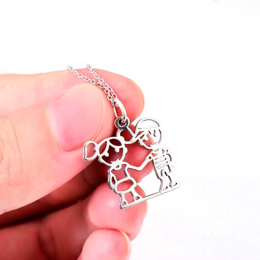 925 Silver Necklace for Boys and Girls Pendant