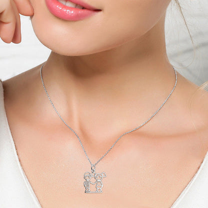 925 Silver Necklace for Boys and Girls Pendant