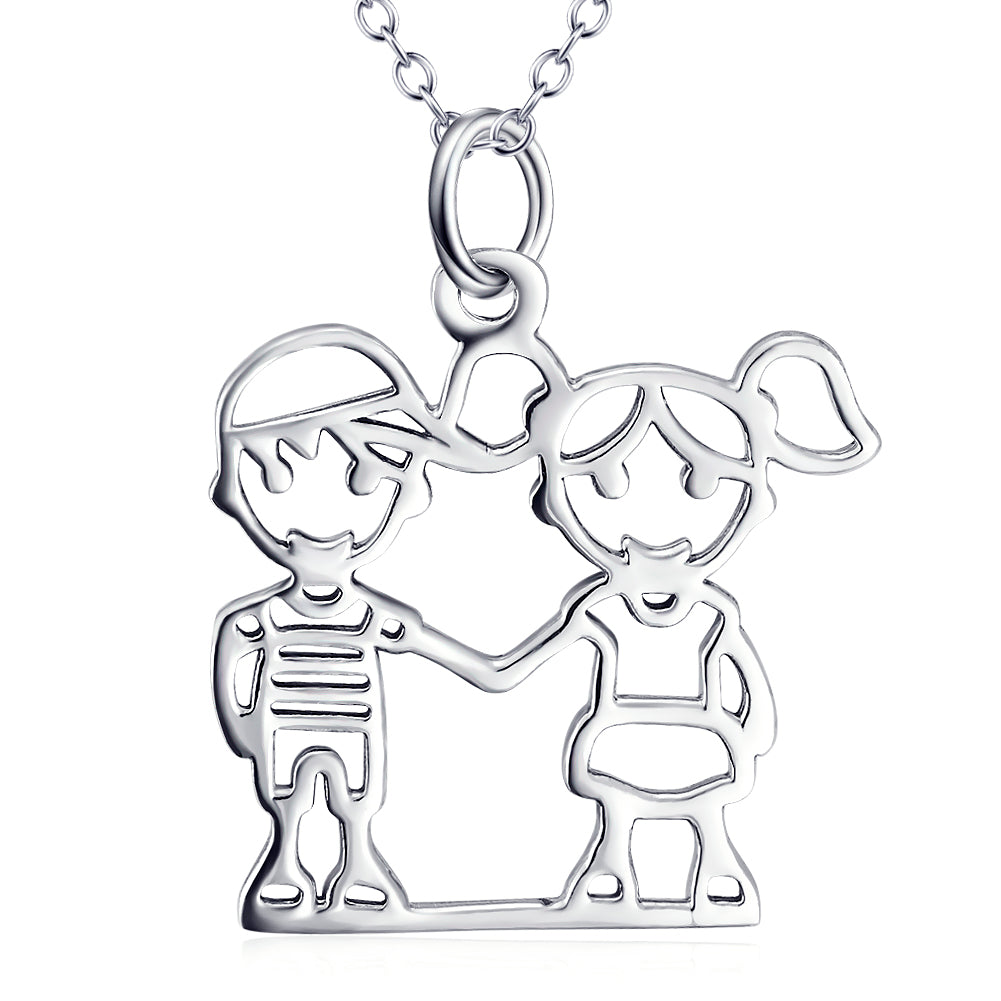 925 Silver Necklace for Boys and Girls Pendant