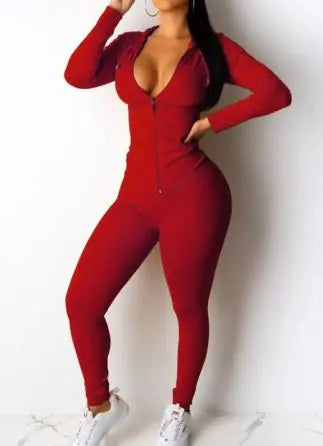 Conjunto casual y sexy de dos piezas con capucha