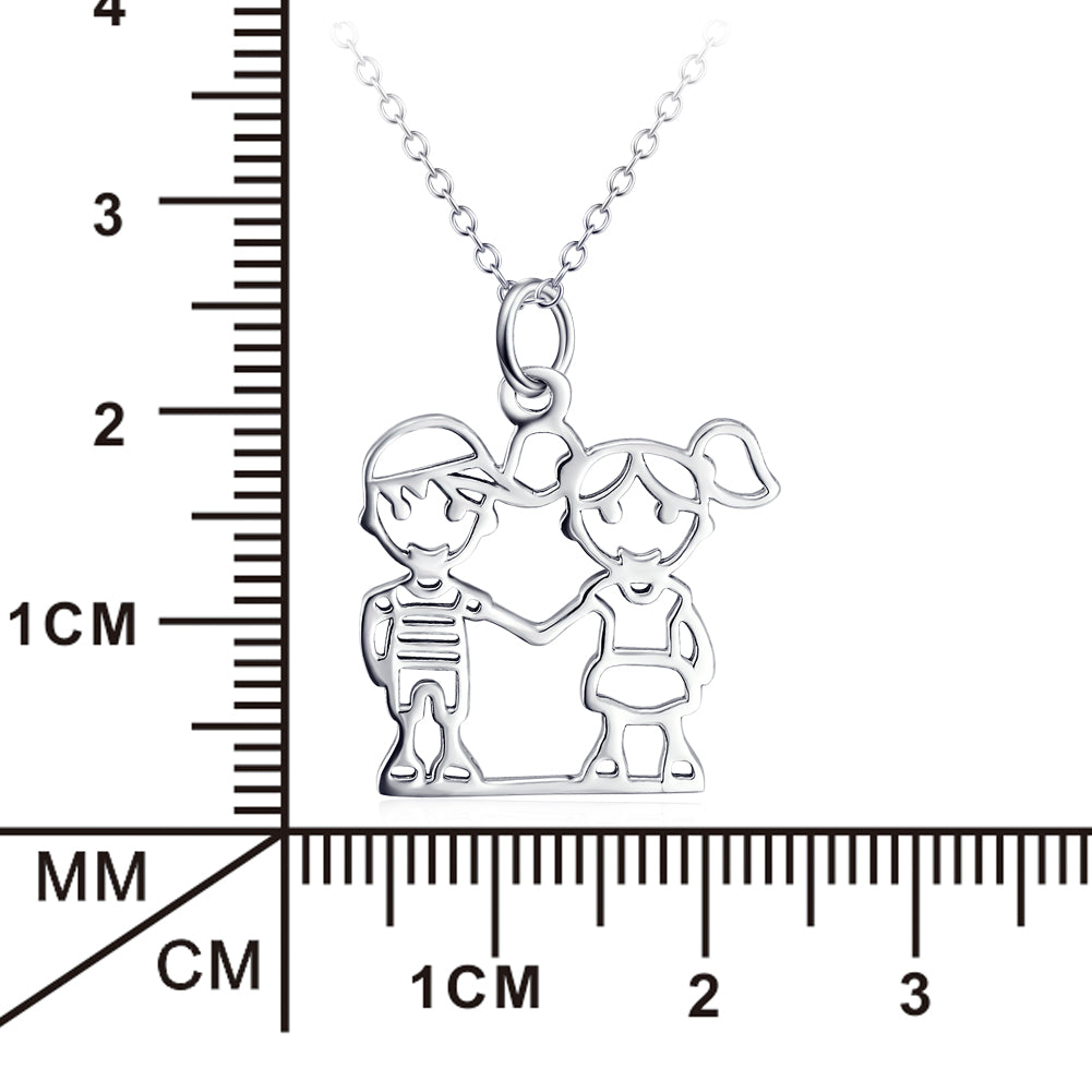 925 Silver Necklace for Boys and Girls Pendant