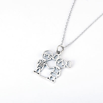 925 Silver Necklace for Boys and Girls Pendant