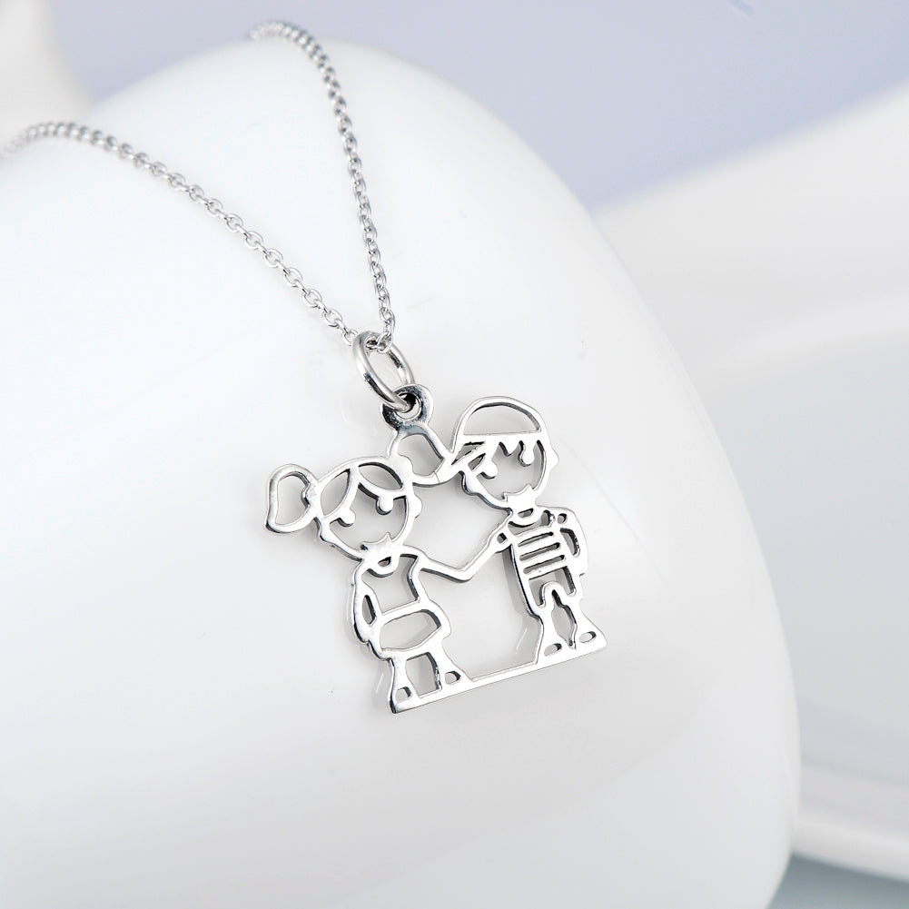 925 Silver Necklace for Boys and Girls Pendant