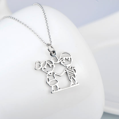 925 Silver Necklace for Boys and Girls Pendant