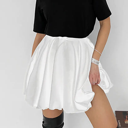Elegant A-Line High Waist Slimming Skirt for Women