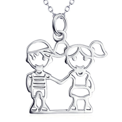 925 Silver Necklace for Boys and Girls Pendant