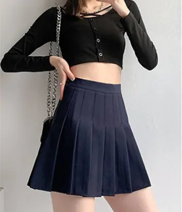 Latest Women's Fashion Pleated Skirt