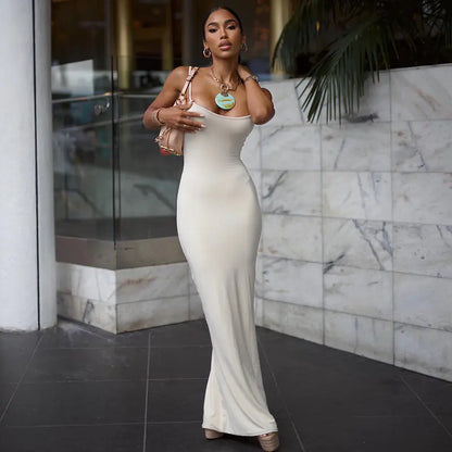 Vestido elegante y refinado en un tejido de seda